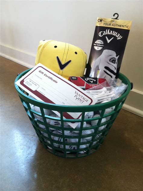 Use display as image or download button. Golf goodies! Callaway hat, gift certificate for a lesson ...