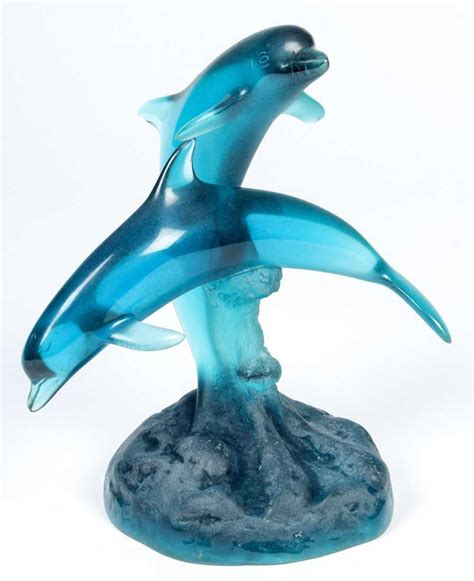 Robert Wyland Acrylic Sculpture Children Of The Sea