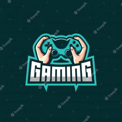 Premium Vector Hand Holding Jostick Awesome Logo For Gaming Squad