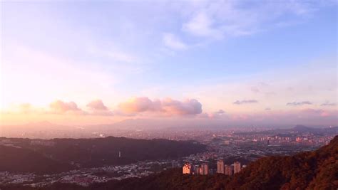 Sunset Over Taipei Taiwan Image Free Stock Photo Public Domain