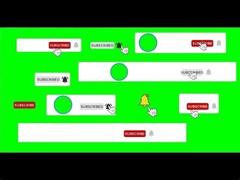 Real monetizable subscribers and views for your latest youtube video. Top 10 Green Screen Subscribe Button With Sound Effects ...