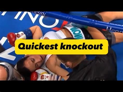 Best Quickest Knockout In Womens Boxing Fight YouTube