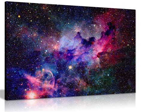 Galaxy Canvas Art This Premium Canvas Set Will Become The Focal Point