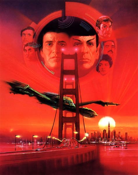Star Trek Iv The Voyage Home 1986 Poster Artwork By Bob Peak