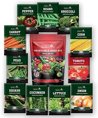 40 Variety Pack Non Gmo Heirloom Vegetable Seeds Survival