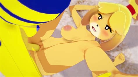 A Crossing Isabelle Creampied By Ankha Japanese Hentai