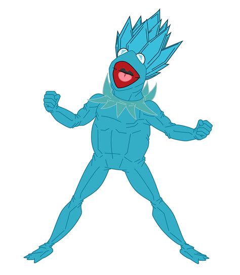 Super Saiyan Blue Kermit By Dead82 On Deviantart