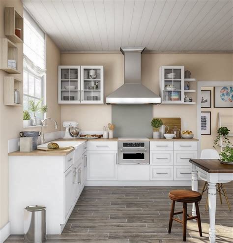 Shop Our Kitchen Department To Customize Your Classic Beige Kitchen