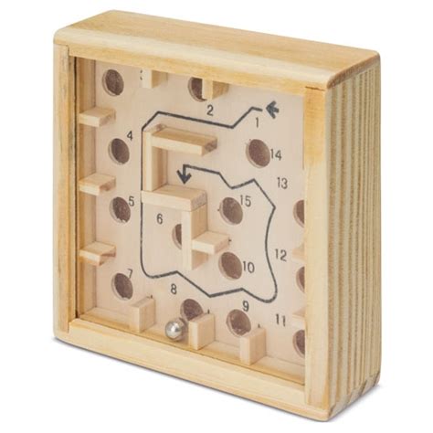 Juego Laberinto De Madera