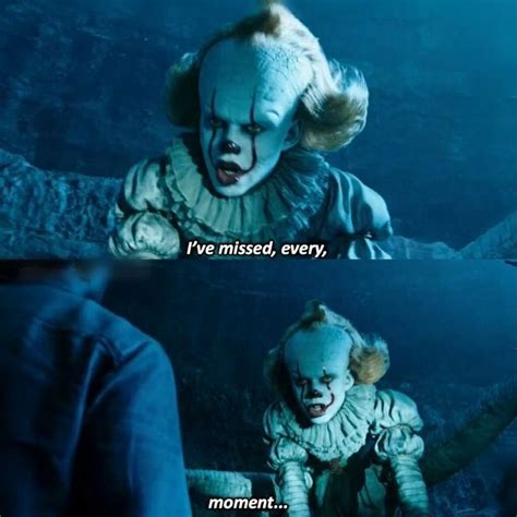 funny clown memes scary movies horror movies it miniseries bill skarsgard pennywise badass