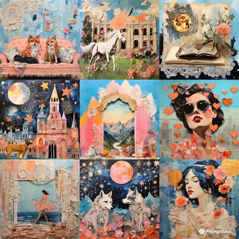 Crafty Collages Midjourney Prompt Promptbase