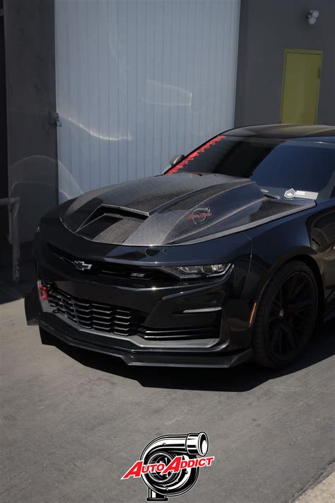2016 2023 Chevy Camaro Type Copo Double Sided Carbon Fiber Hood