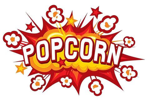 Printable Popcorn Logo Printable Templates