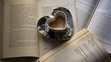 Food & drink books books. Read a great book and drink a special coffee - Good morning