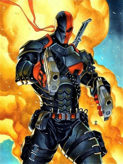 Deathstroke Art With Images Comic Villains