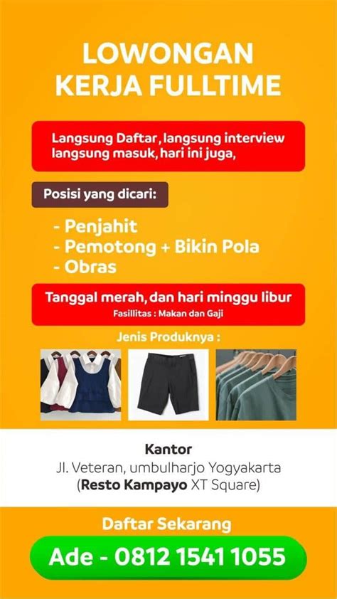 Fan art ideas generator : Loker Jahit Daerah Sumber : Lowongan Kerja Dibutuhkan Segera Tukang Jahit Di Raisya Butik Bekasi ...