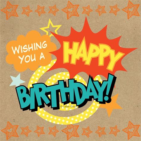 A Birthday Card With The Words Wishing You A Happy Birthday In Bold