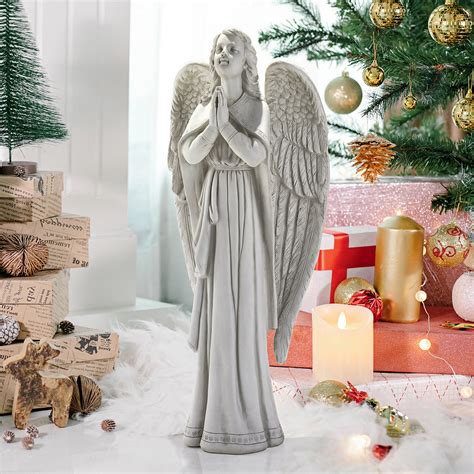 Design Toscano Divine Guidance Praying Angel Statue & Reviews | Wayfair