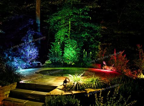 Led Rgb Automatic Colour Changing Gu10 Outdoor Garden Ground Spike Spot
