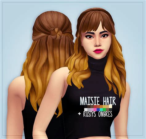 Sims 4 Cc Maxis Match Hair Communauté Mcms™ Dec 2023