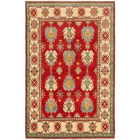 Shop Ecarpetgallery Finest Gazni Red Wool Rug On Sale Free Shipping
