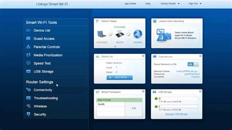 An Intro To Linksys Smart Wi Fi Wireless Router Software Youtube
