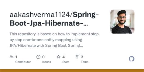 GitHub Aakashverma1124 Spring Boot Jpa Hibernate One To One Mapping