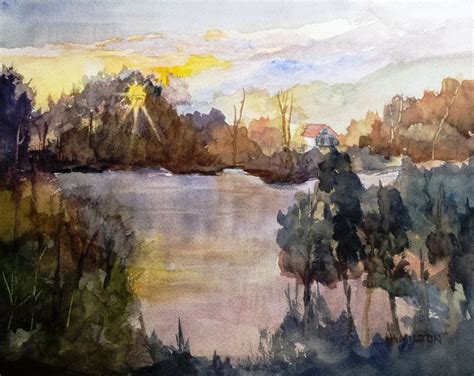 Paint Along With Larry Hamilton August 22 2014 Watercolor October