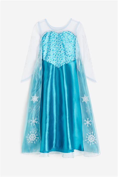 Frozen Fancy Dress Costume Turquoisefrozen Kids Handm Gb