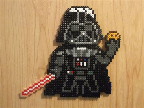 Darth Vader And The Cookie Star Wars Perler Beads By