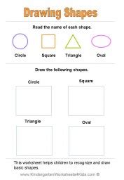 Kids will enjoy learning shapes with these preschool worksheets at kidslearningstation.com. Basic Shapes Worksheets