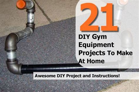 21 Diy Gym Equipment Projects To Make At Home