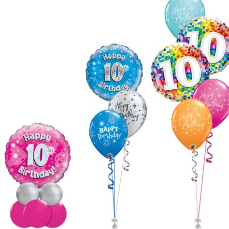 10th Birthday Balloons Cardiff Balloons Helium Balloons