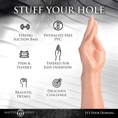 Master Series The Fister Hand And Forearm Dildo Master Series