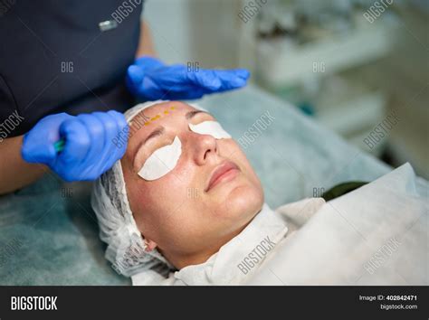 Beautician Making Cure Image And Photo Free Trial Bigstock