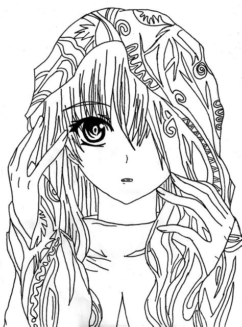 Anime Coloring Pictures Printable Coloring Anime Pages Japanese