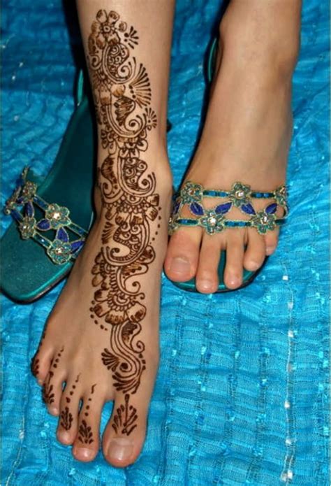 Sayumi Mehndi Designs For Legs For Marriage