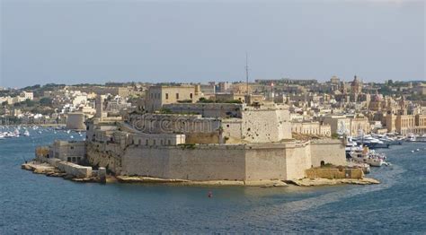 Fort St Angelo In Vittoriosa Malta Editorial Image Image Of Siege