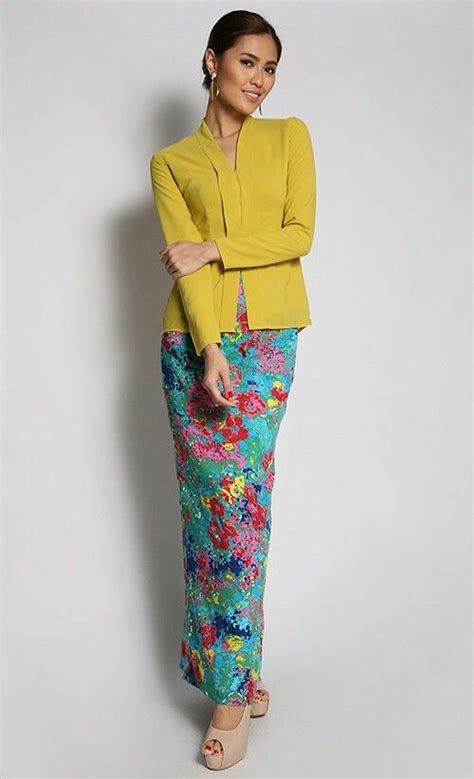 What's the malay word for mustard? Fashionvalet I Kebaya Top In Mustard by Mimpikita ...