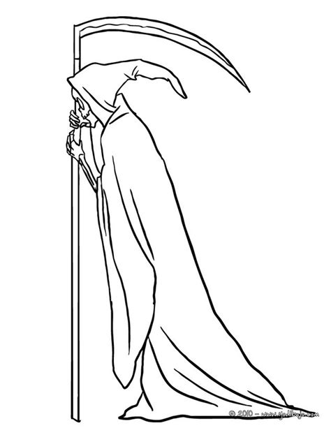 Grim Reaper Coloring Pages 🖌 To Print And Color