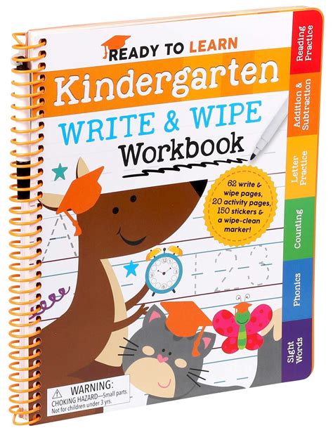 Ready To Learn Kindergarten Write And Wipe Workbook Book By Editors