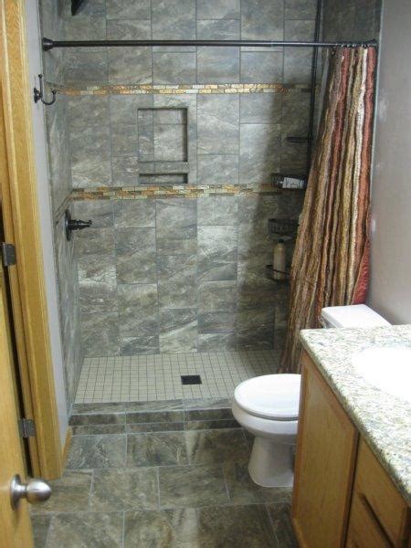 Even with larger square footage, bathroom design can be boring. S&A Construction Remodeling Showcase - Bathrooms