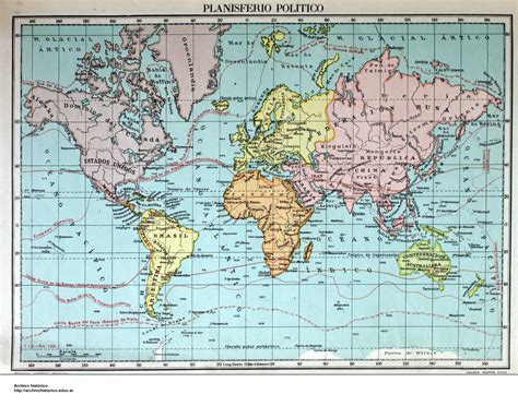 Mapa Mundi Historico