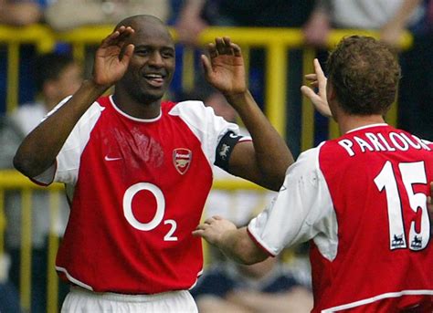 Patrick Vieira Was ‘miserable When He Signed For Arsenal But Former Teammate Ray Parlour