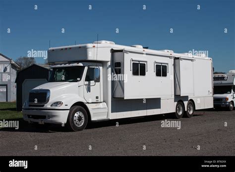 Large Freightliner Rv Stock Photo Alamy
