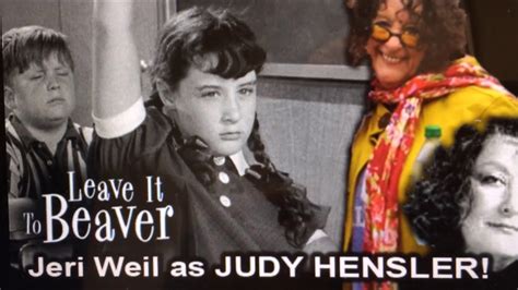 Jeri Weil As Judy Hensler On The Leave It To Beaver Show By Torchy