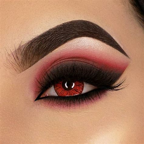 Enchanted Eyeshadow Palette Red Eye Makeup Halloween Eye Makeup