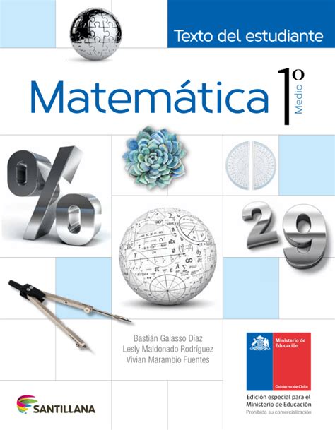 Libro De Matemáticas 1 Medio 2024 Mineduc 】 📓