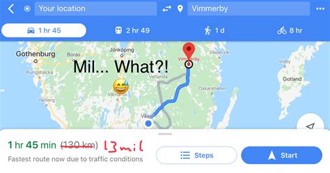 This answer would depend on your driving speed. Swedish Mile in Kilometers: the Confusing Swedish Miles ...