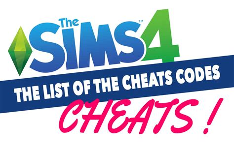 The Sims 4 List Of All Cheat Codes For Version Consoles Ps4 And Xbox
